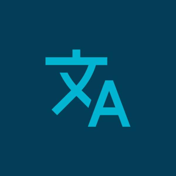 Decorative element, translate icon